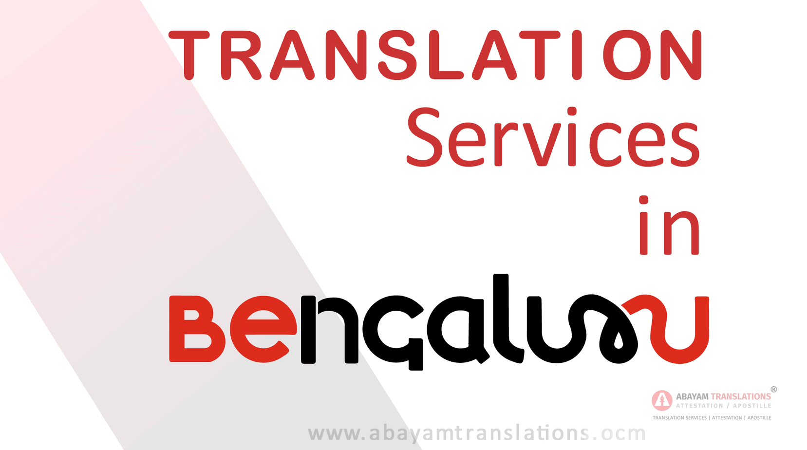 Translation Services in Bangalroe