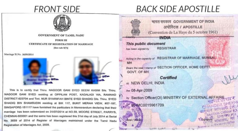The Best Marriage Certificate Apostille in Chennai in 2022