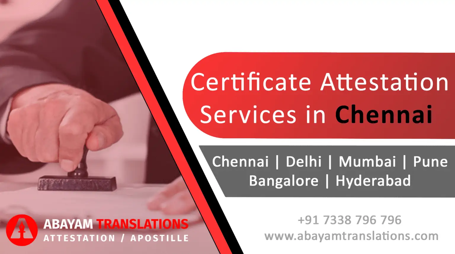 Certificate Attestation in Chennai
